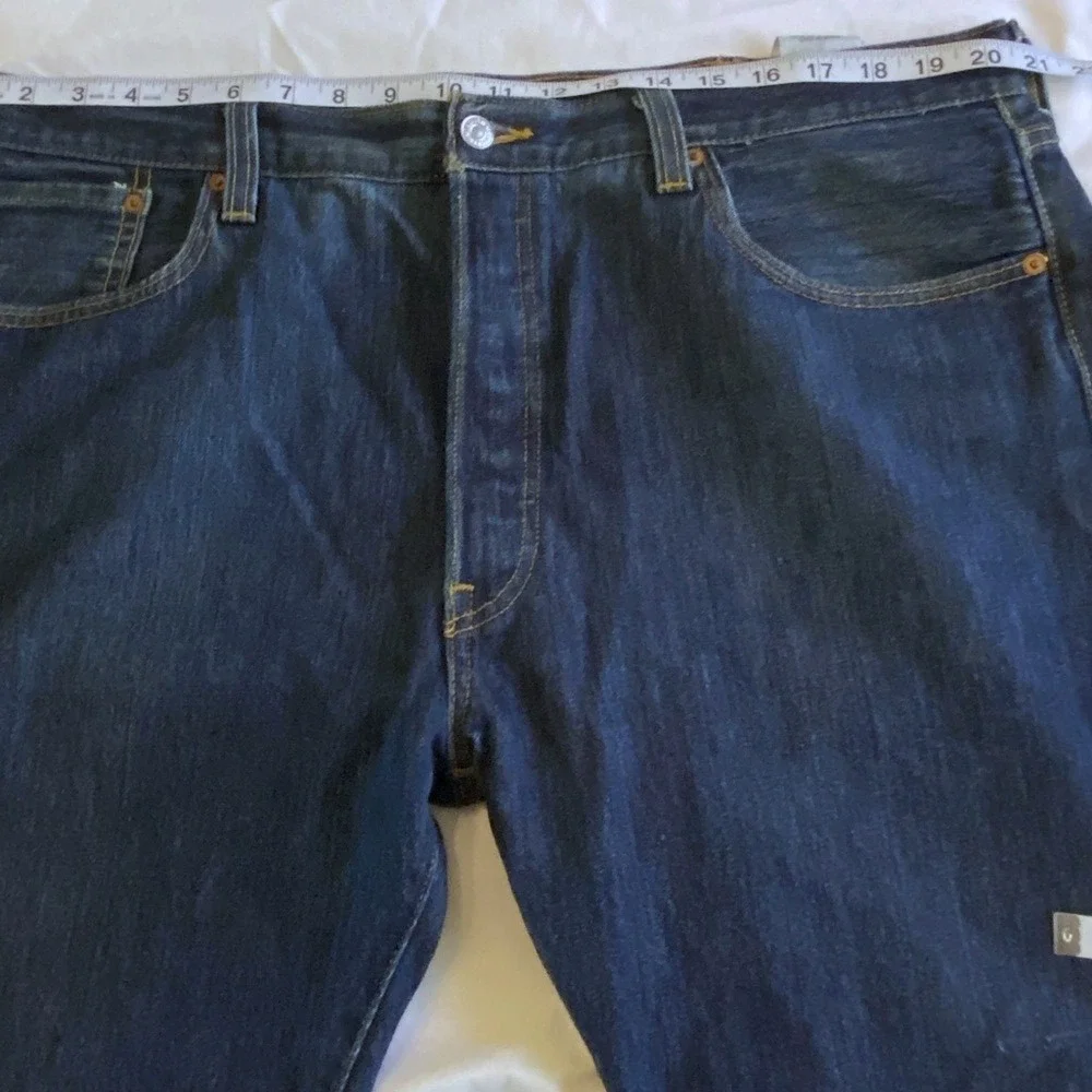 Levi's Lot of 2 501 Dark Stonewash Original Straight Button Fly Jeans‎ SZ 40/30